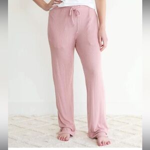 Caden Lane women’s vintage rose bamboo waffle pants